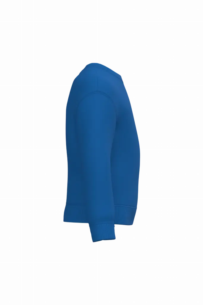 Kinder sweater met ronde hals, ideal royal blue — productfoto 32