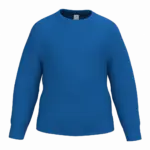 Kinder sweater met ronde hals, ideal royal blue — productfoto 33