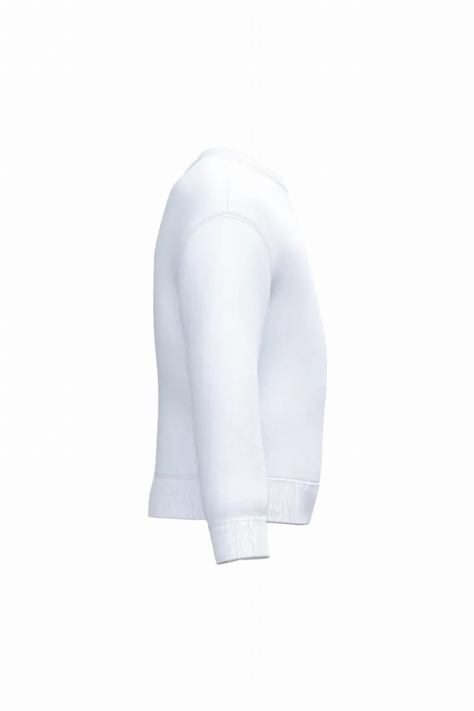 Kinder sweater met ronde hals, ideal white — productfoto 35
