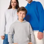 Uniseks sweater met capuchon — productfoto 15