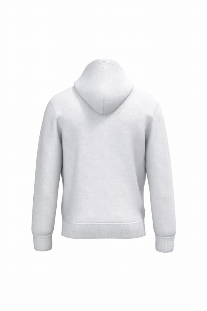 PS_IB402-B_IDEALASHHEATHER - Hidalgo Uniseks sweater met capuchon, ideal ash heather — productfoto 21