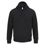 PS_IB402_IDEALBLACK - Hidalgo Uniseks sweater met capuchon, ideal black — productfoto 23