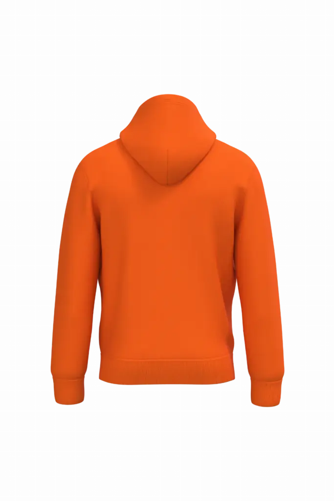 PS_IB402-B_IDEALORANGE - Hidalgo Uniseks sweater met capuchon, ideal orange — productfoto 36