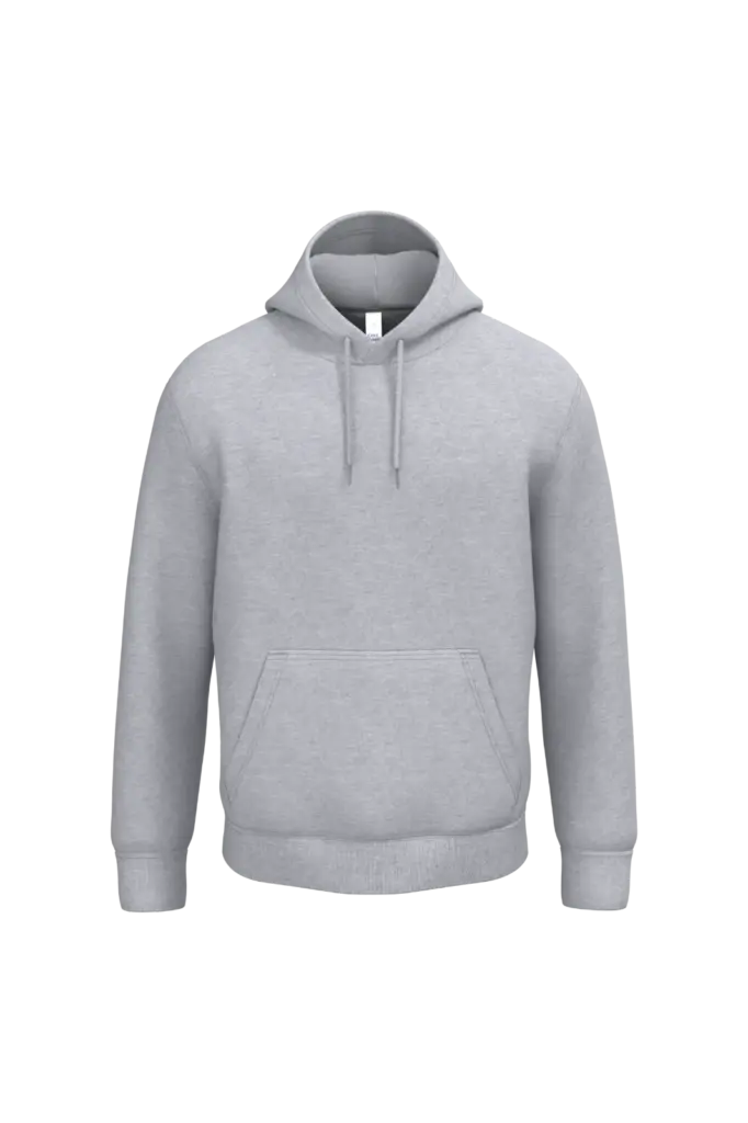 PS_IB402_IDEALOXFORDGREY - Hidalgo Uniseks sweater met capuchon, ideal oxford grey — productfoto 38