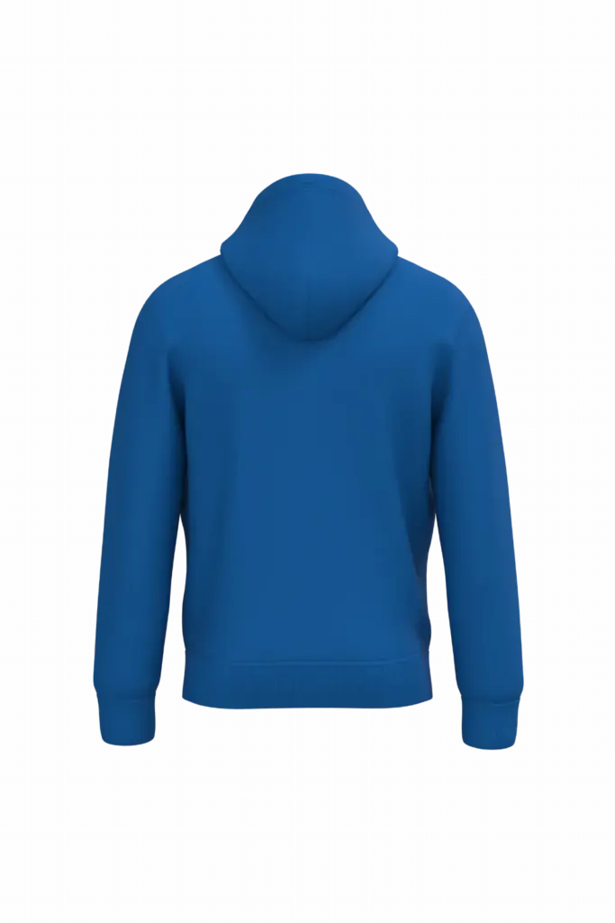 PS_IB402-B_IDEALROYALBLUE - Hidalgo Uniseks sweater met capuchon, ideal royal blue — productfoto 45