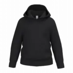 Kinder sweater met capuchon, ideal black — productfoto 12