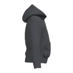 Kinder sweater met capuchon, ideal dark grey — productfoto 14