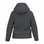 Kinder sweater met capuchon, ideal dark grey — productfoto 16