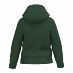Kinder sweater met capuchon, ideal forest green — productfoto 19