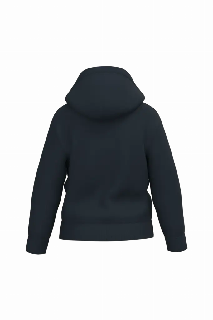 Kinder sweater met capuchon, ideal navy — productfoto 22