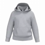 Kinder sweater met capuchon, ideal oxford grey — productfoto 27