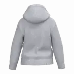 Kinder sweater met capuchon, ideal oxford grey — productfoto 28