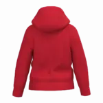 Kinder sweater met capuchon, ideal red — productfoto 31