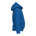 Kinder sweater met capuchon, ideal royal blue — productfoto 32
