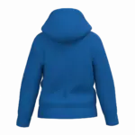 Kinder sweater met capuchon, ideal royal blue — productfoto 34