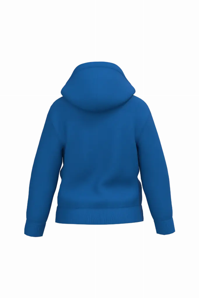 Kinder sweater met capuchon, ideal royal blue — productfoto 34