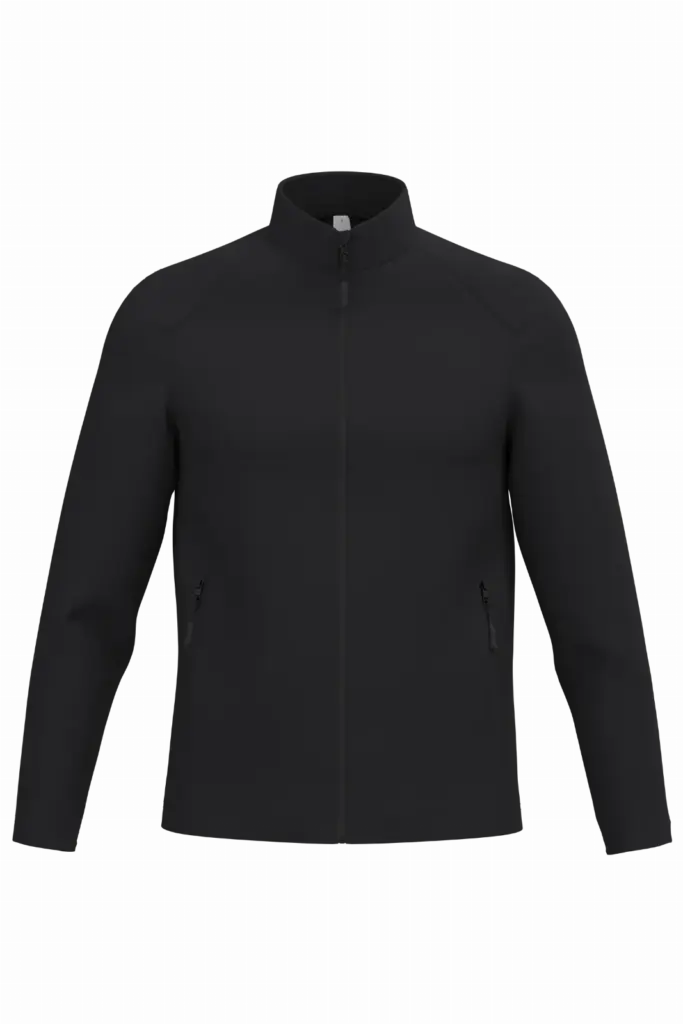 Heren Softshelljas 2 laags, ideal black — productfoto 12