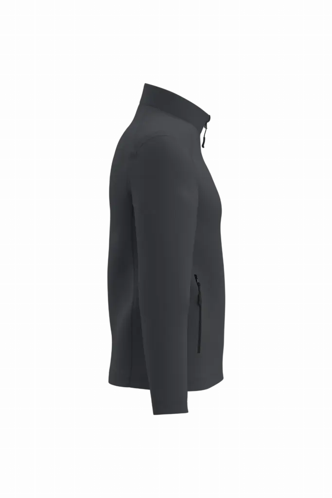 Heren Softshelljas 2 laags, ideal dark grey — productfoto 14