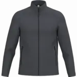 Heren Softshelljas 2 laags, ideal dark grey — productfoto 15