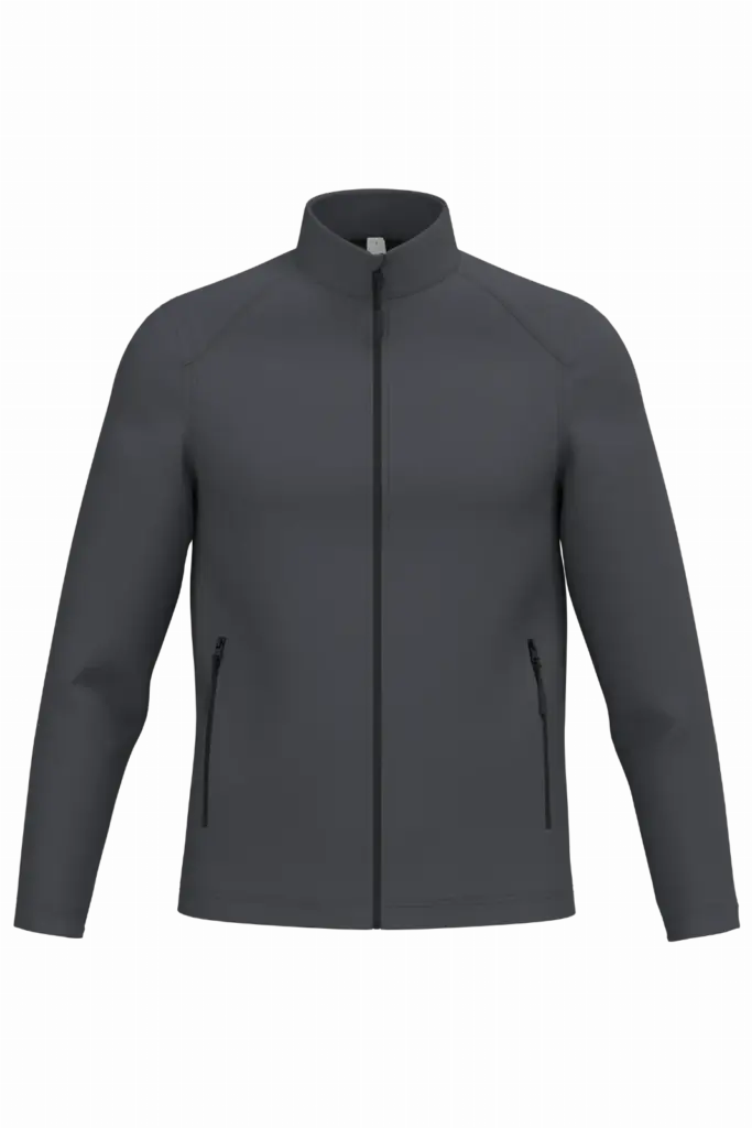 Heren Softshelljas 2 laags, ideal dark grey — productfoto 15