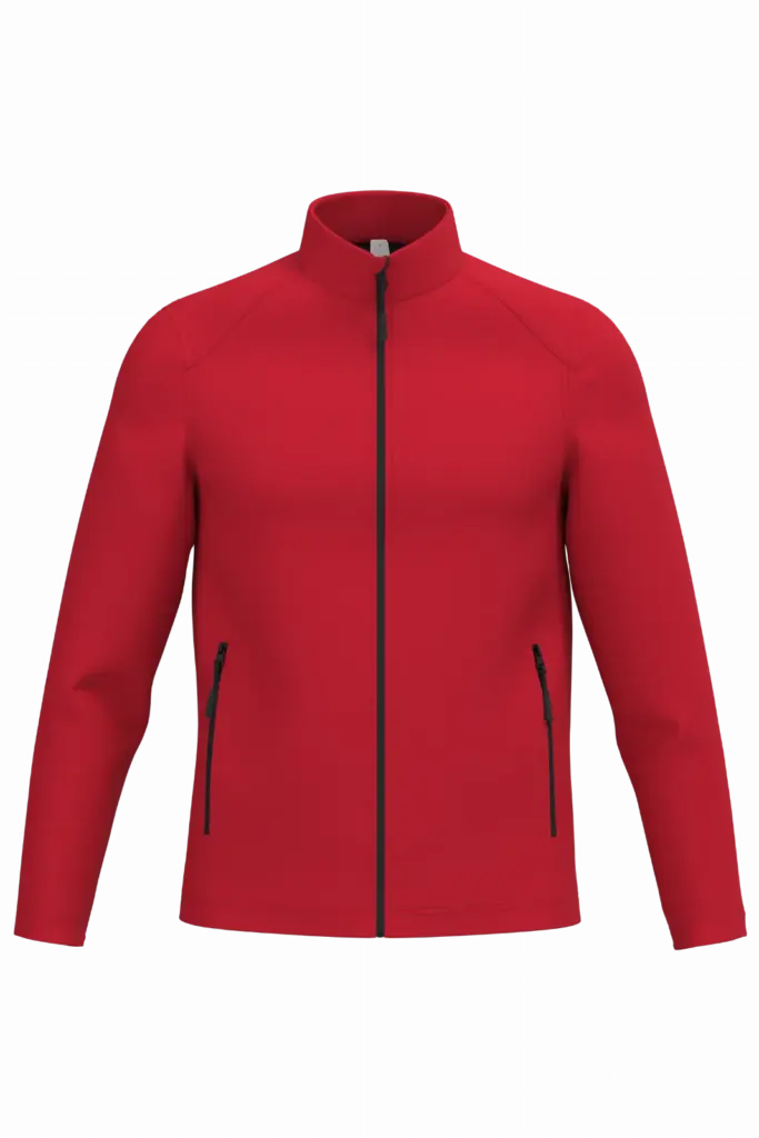 Heren Softshelljas 2 laags, ideal red — productfoto 21