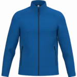 Heren Softshelljas 2 laags, ideal royal blue — productfoto 24