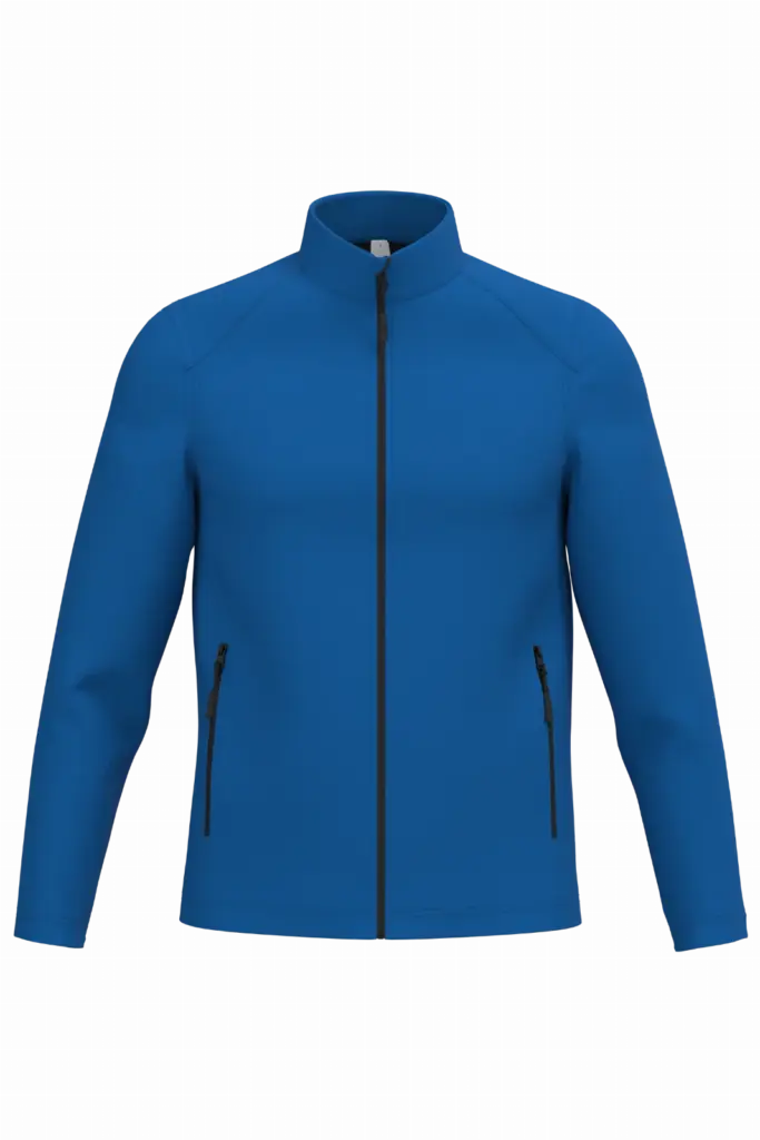 Heren Softshelljas 2 laags, ideal royal blue — productfoto 24