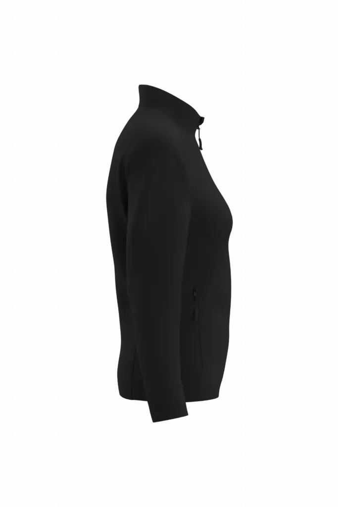 Dames Softshelljas 2 lagen, ideal black — productfoto 6