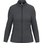 Dames Softshelljas 2 lagen, ideal dark grey — productfoto 10