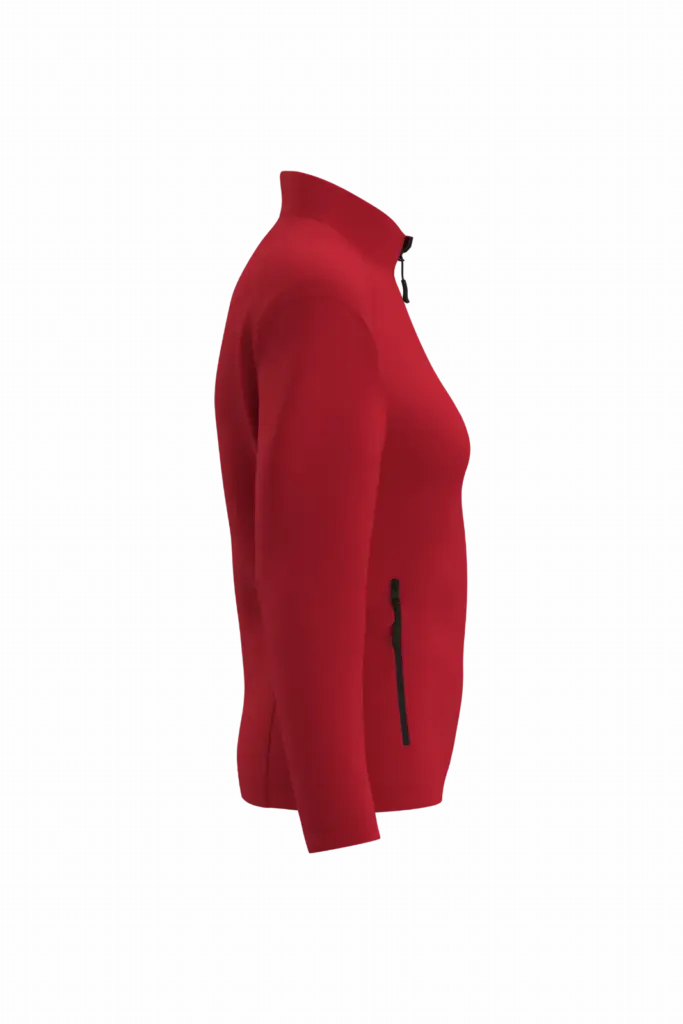 Dames Softshelljas 2 lagen, ideal red — productfoto 15