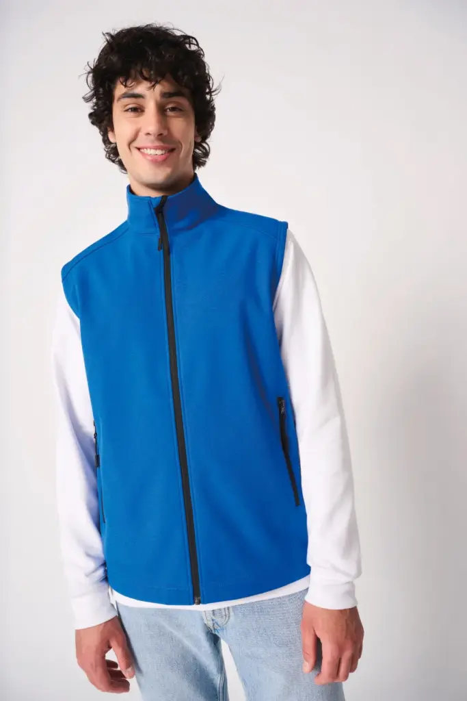 IB413-11_2025 - Hidalgo 2-laagse uniseks softshell bodywarmer — productfoto 2