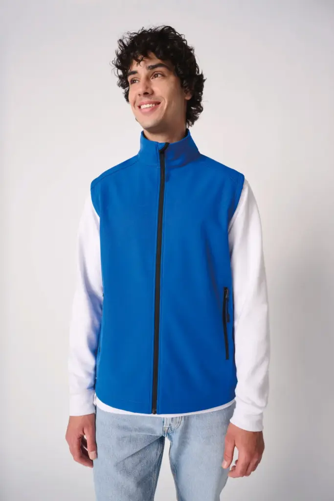 IB413-12_2025 - Hidalgo 2-laagse uniseks softshell bodywarmer — productfoto 4