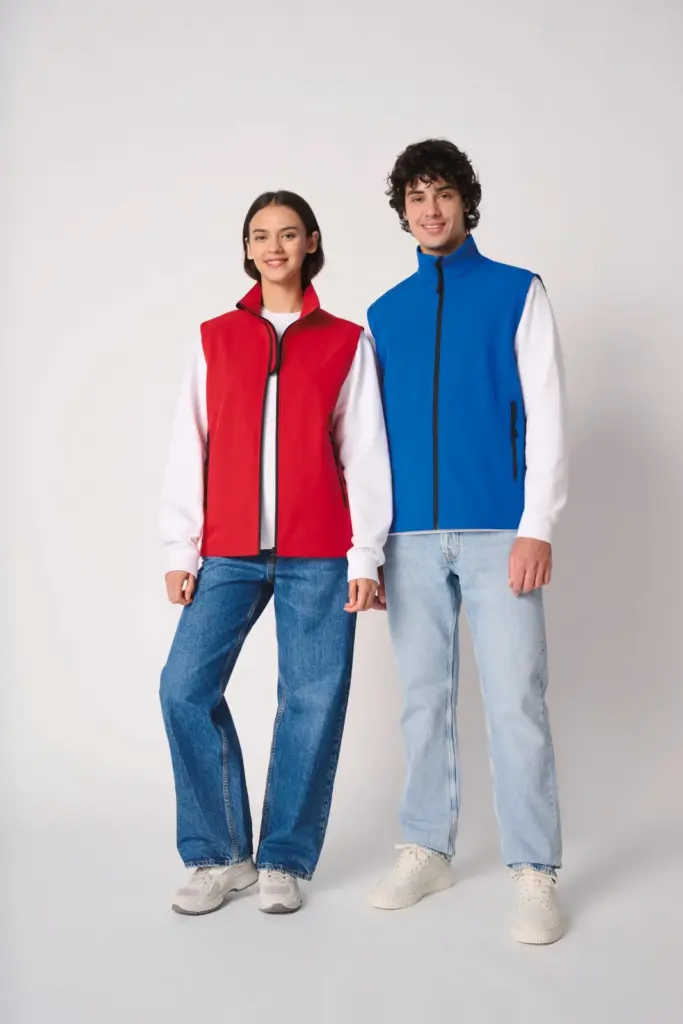 IB413-14_2025 - Hidalgo 2-laagse uniseks softshell bodywarmer — productfoto 13