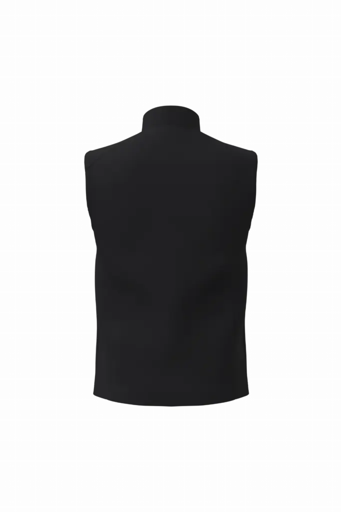 PS_IB413-B_IDEALBLACK - Hidalgo 2-laagse uniseks softshell bodywarmer, ideal black — productfoto 20