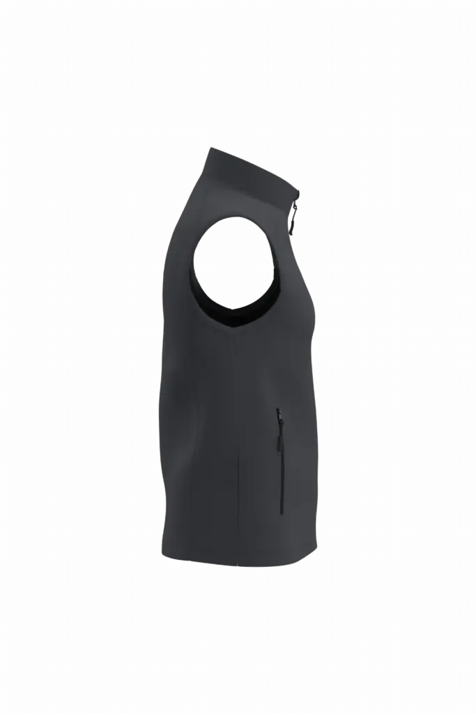 PS_IB413-S_IDEALDARKGREY - Hidalgo 2-laagse uniseks softshell bodywarmer, ideal dark grey — productfoto 21