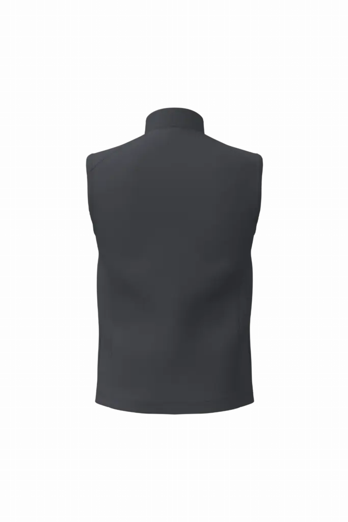 PS_IB413-B_IDEALDARKGREY - Hidalgo 2-laagse uniseks softshell bodywarmer, ideal dark grey — productfoto 23