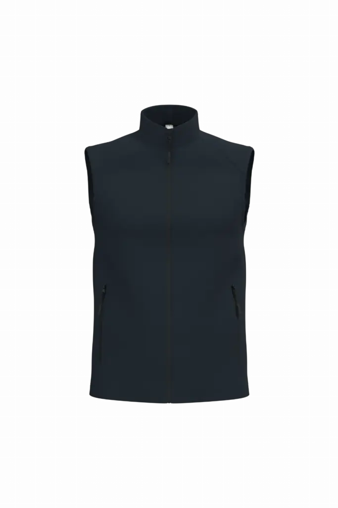 PS_IB413_IDEALNAVY - Hidalgo 2-laagse uniseks softshell bodywarmer, ideal navy — productfoto 25