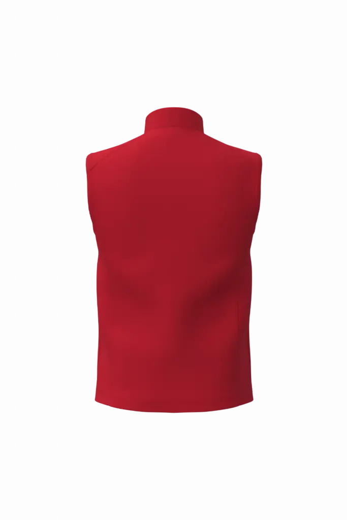 PS_IB413-B_IDEALRED - Hidalgo 2-laagse uniseks softshell bodywarmer, ideal red — productfoto 29