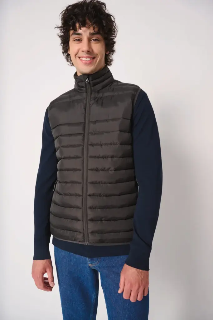 Gewatteerde heren bodywarmer