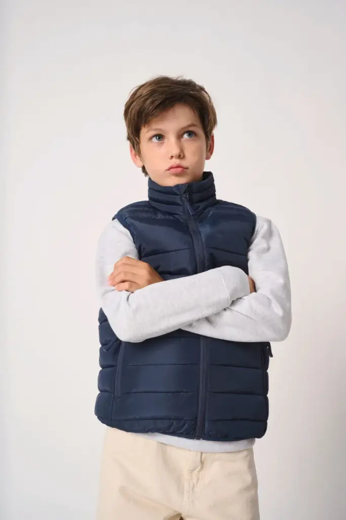 IB6174-5_2026 - Hidalgo Gewatteerde kinder bodywarmer — productfoto 3