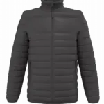Gewatteerde heren donsjas, dark grey — productfoto 16