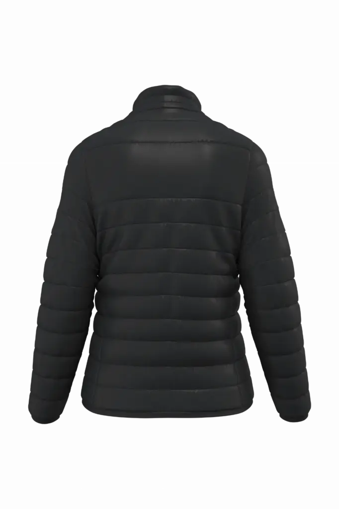 PS_IB6176-B_BLACK - Hidalgo-werbeartikel Gewatteerde dames donsjas, black — productfoto 7