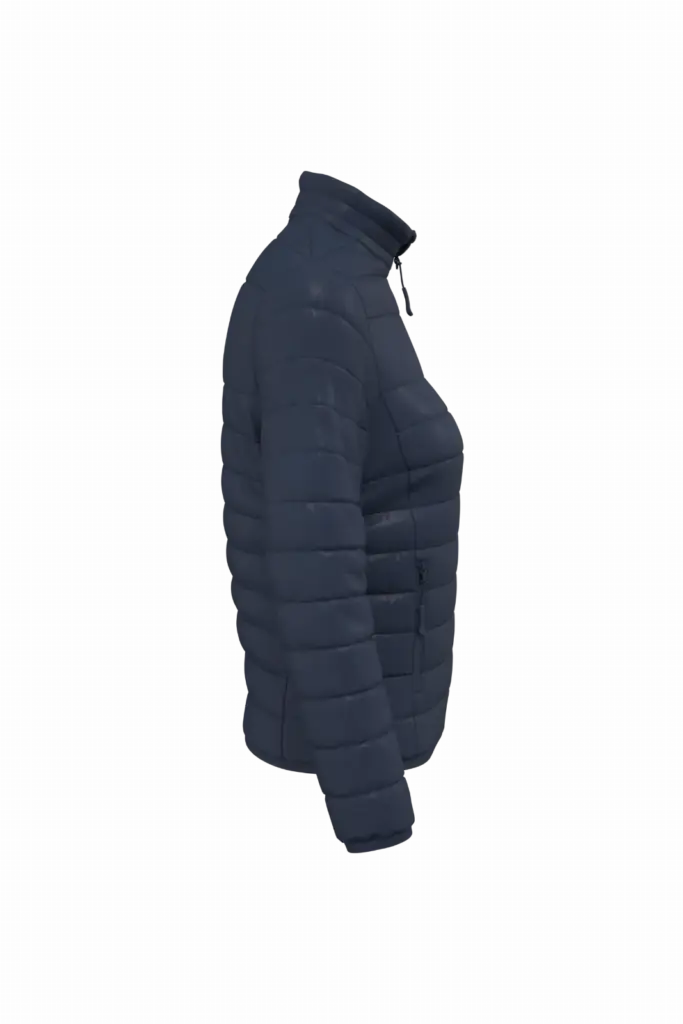 PS_IB6176-S_NAVY - Hidalgo-werbeartikel Gewatteerde dames donsjas, navy — productfoto 11