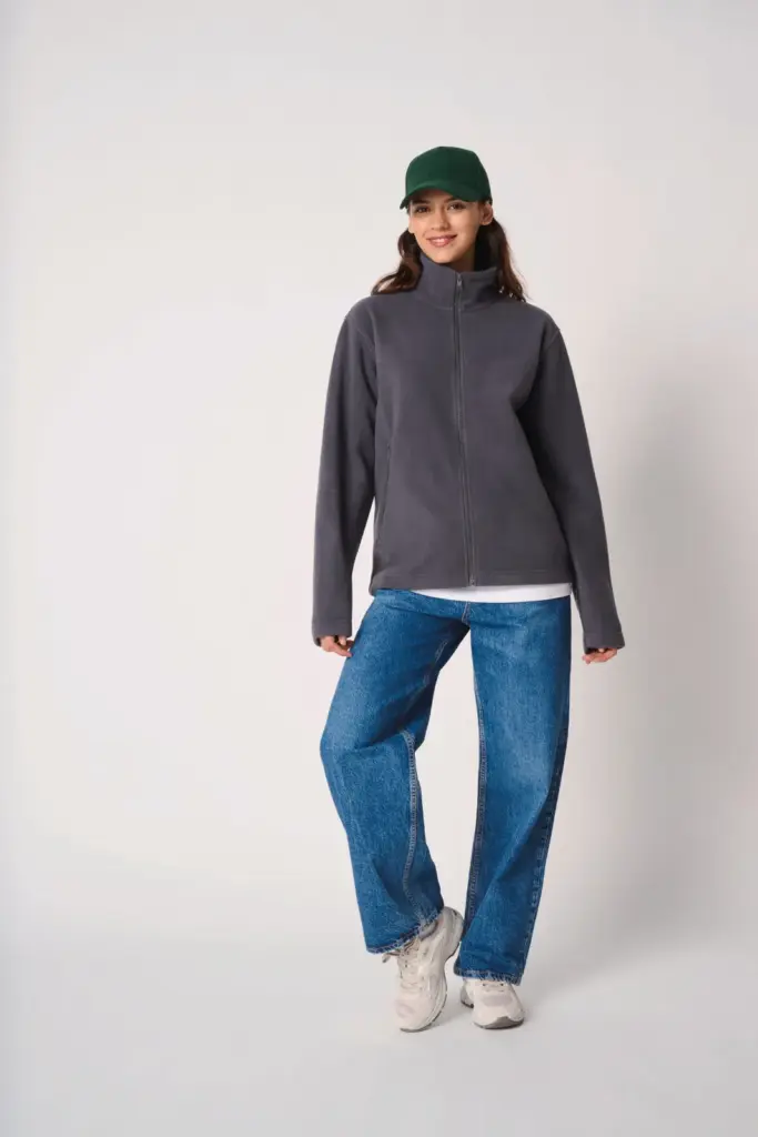 Uniseks fleecevest — productfoto 10