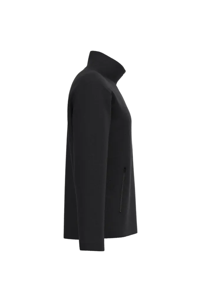 Uniseks fleecevest, ideal black — productfoto 17