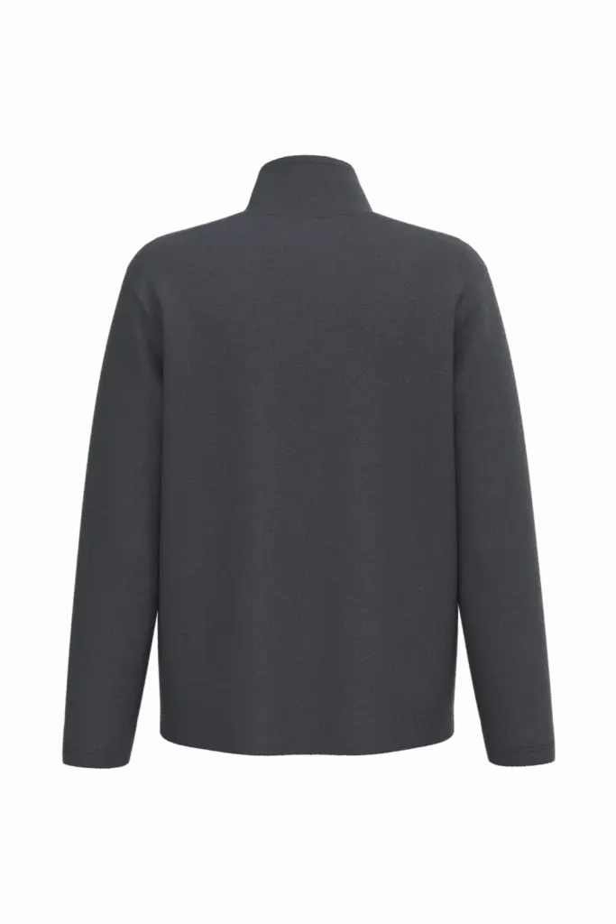 Uniseks fleecevest, ideal dark grey — productfoto 22
