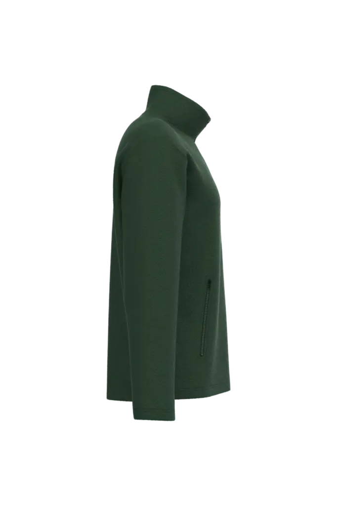 Uniseks fleecevest, ideal forest green — productfoto 23