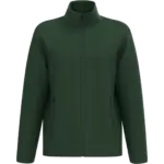 Uniseks fleecevest, ideal forest green — productfoto 24