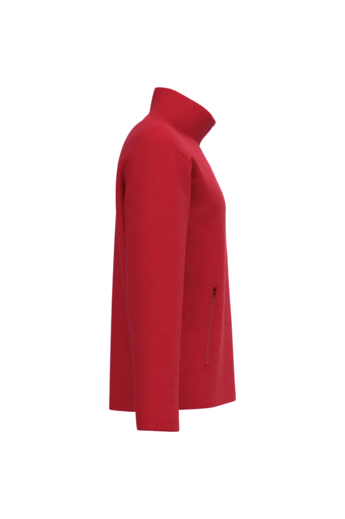 Uniseks fleecevest, ideal red — productfoto 29