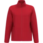 Uniseks fleecevest, ideal red — productfoto 30